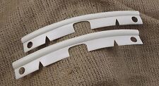 VW Early Bay Camper combi Front Bumper Join Strip Pair 68-72 New cloud white