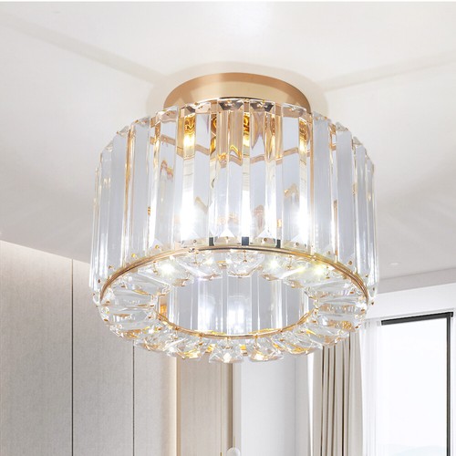 Crystal chandelier gold - crystal,