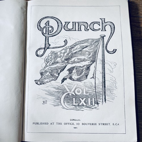 Punch magazine bound volume - bound,
