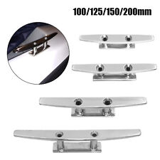 2 Hole Marine Cleats Yacht Boat Dock Cleats Mooring Cleat Deck Rope Metal UK