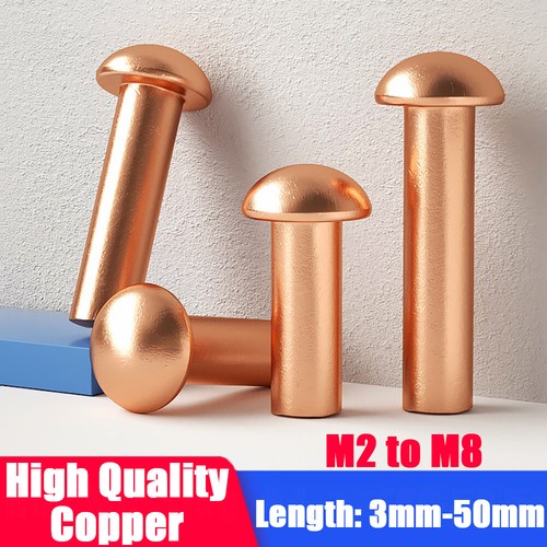 Solid copper round pan - copper,