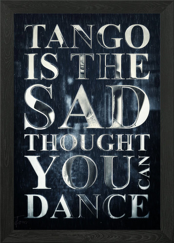 Tango sad thought - is,