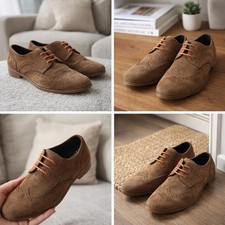 Bertie Mens Brown Suede