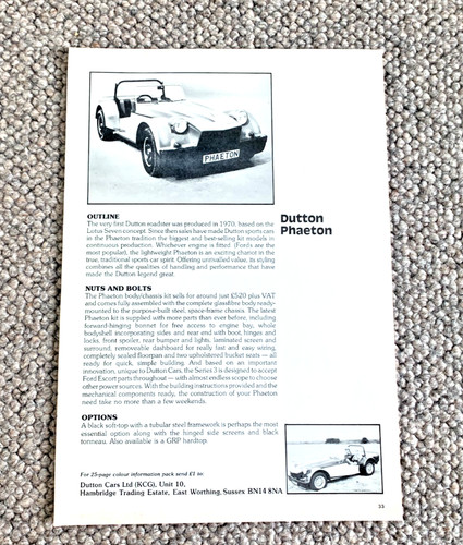 Dutton phaeton frameable - phaeton,