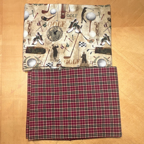 Lot golf print fabric - golf,