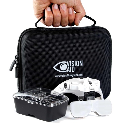 Hands free lighted - hands-free, magnifier