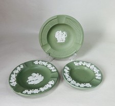 Vintage Lot Of 3 Green Jasper