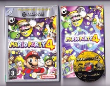 MARIO PARTY 4 PAL COMPLETE NINTENDO GAMECUBE TESTED - CLEAN DISC!