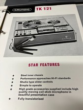 GRUNDIG TK121 REEL TO REEL