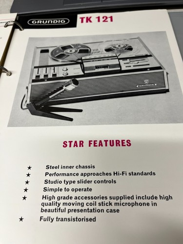 Grundig tk121 reel - tk121, to