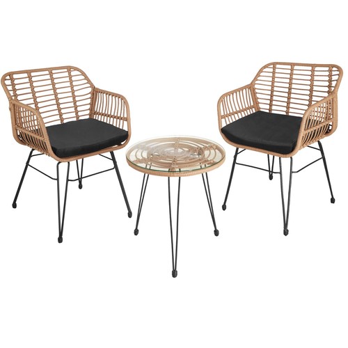 Garden bistro set - in, rattan