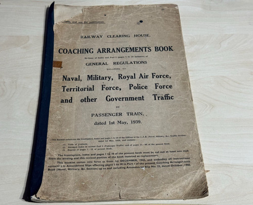 1939 railway clearing house - railway,