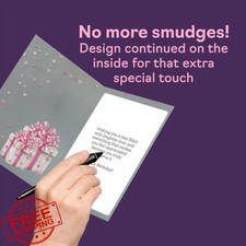 Silver Nana Birthday Card 5x7