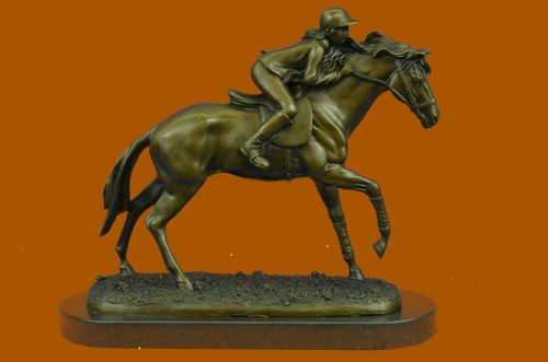 Jockey riding horse - jockey,