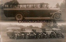 Melksham Charabanc Buses J Crook & Sons Wiltshire Real photo Postcard
