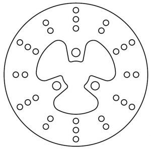 Front brake disc - front,