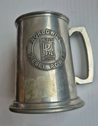 Rolls royce pewter tankard - pewter,