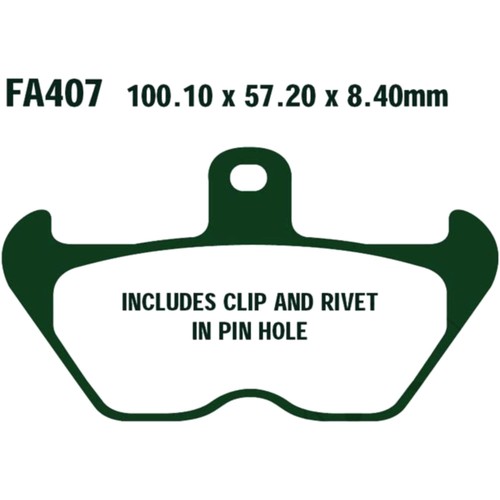 Ebc brake pad - sinter, hh