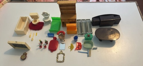 Vintage plastic dollhouse