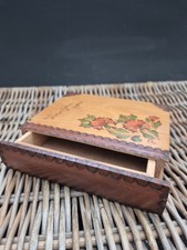 Vintage Wooden Book Jewellery Cash Box Decorative Storage Secret Drawer