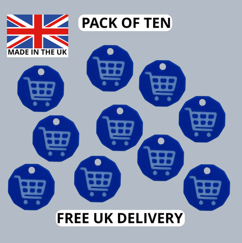 Pack shopping trolley token - 10,