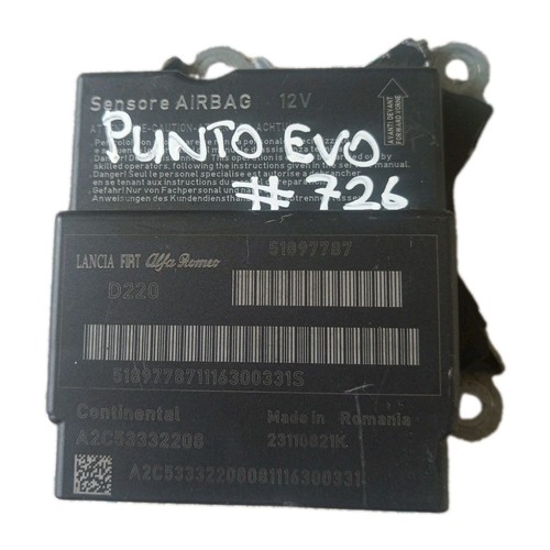 Fiat punto evo - airbag, module