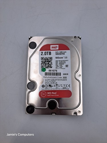 Red 2tb sata nas hard - 3.5",