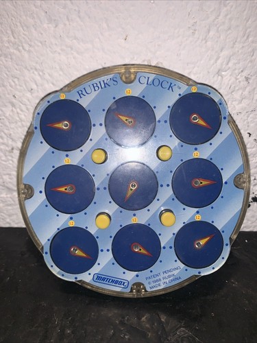 Rubiks clock puzzle vintage - rubiks,