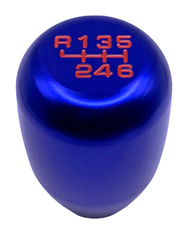 Blue gear shift knob 6 - blue,