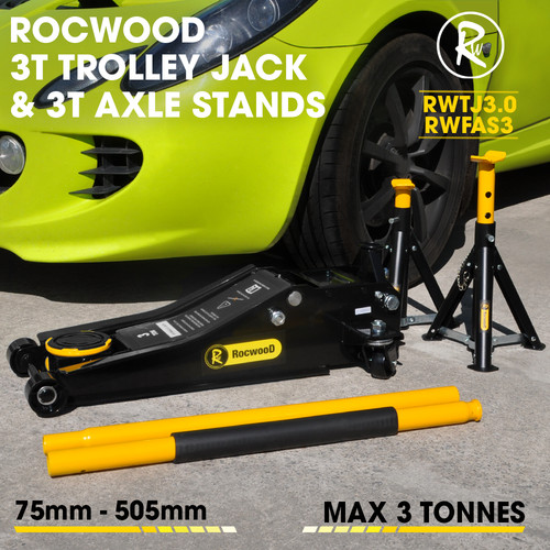 Trolley jack ton tonne low - 3,