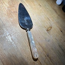 Vintage Cake Server Majestic Sheffield Mother Of Pearl 
