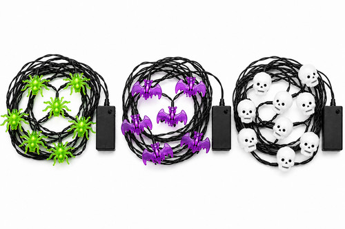 2pk halloween led string - led,