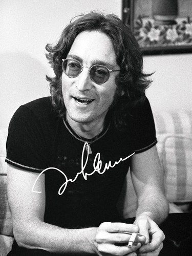 John lennon signed - lennon, autograph
