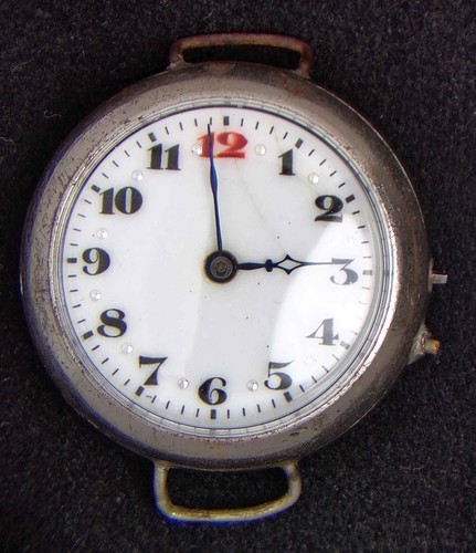 Antique trench enamel - trench, white