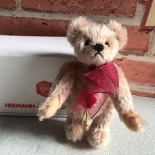2002 Miniature Mohair Bear By Teddy Hermann.