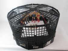WWE Elimination Chamber Cage Wrestling Ring Playset With 4 Action Figures