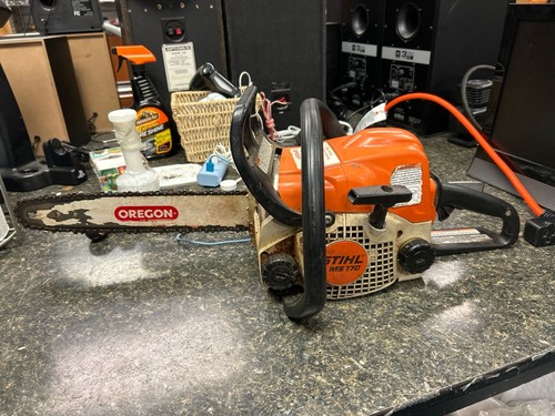 Used stihl ms170 chainsaw - used,