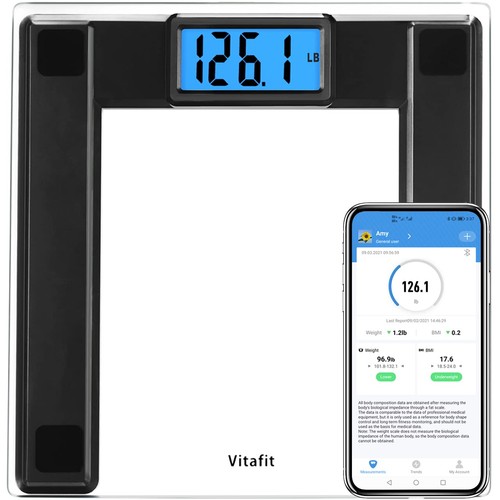 Vitafit 250kg digital bathroom - vitafit,