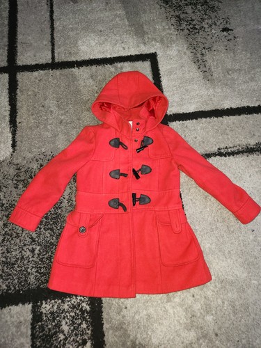 Red duffle style - red, duffle-style