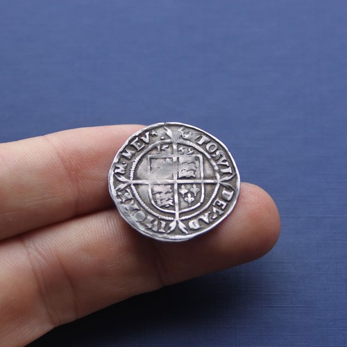 Hammered silver coin elizabeth - silver,
