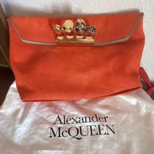 Alexander mcqueen orange skull - mcqueen,