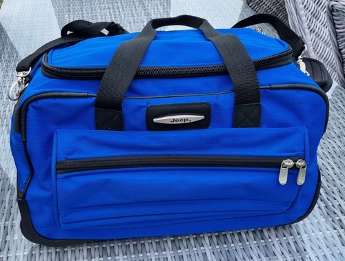 Jeep rolling blue duffle - jeep,