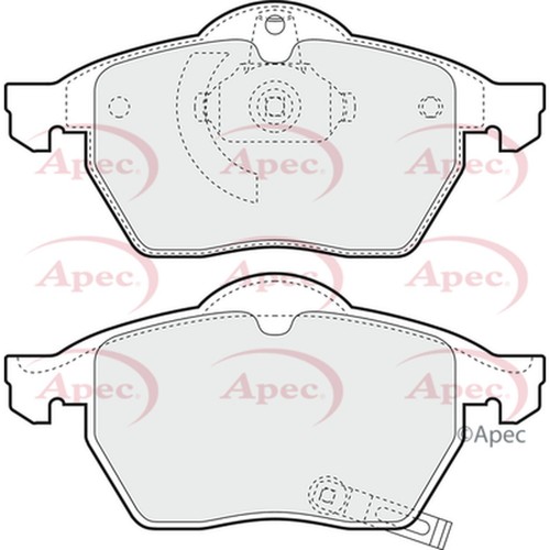 Brake pads set for vauxhall - pads,