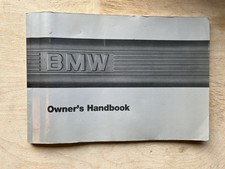 BMW 3 SERIES E30 OWNERS MANUAL HANDBOOK 325i 324td 320i 318i 316i 1982-1993
