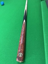 Hunter Cues Ultimate, 1 Piece Ash Snooker Pool Cue, Titanium Ferrule