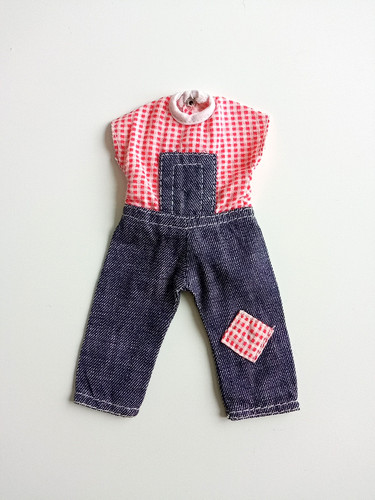 Dungarees sindy pedigree patch - sindy,