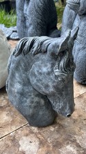 Solid concrete horse - solid,