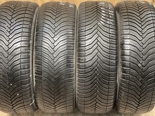 4X 205/55R16 94V MICHELIN CROSSCLIMATE ALL SEASON PART WORN TRES 5MM DOT 2017