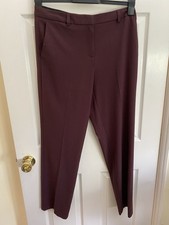 M&S Ladies Burgundy Trousers