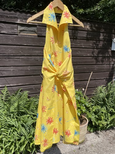 Vintage yellow floral - yellow,